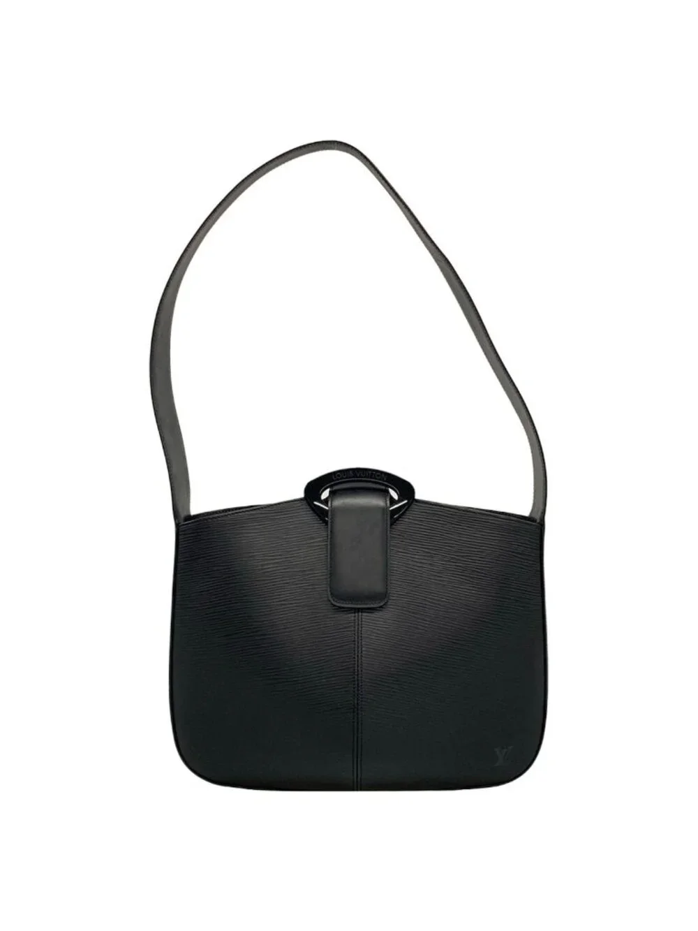 Louis Vuitton Shoulder Bag Epi Reverie Noir Leather